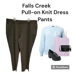 Falls Creek Pull-on  Knit Dress Pants